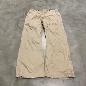 GAP Men Khaki Boot Fit Chino Pants Casual Work Size 34x30